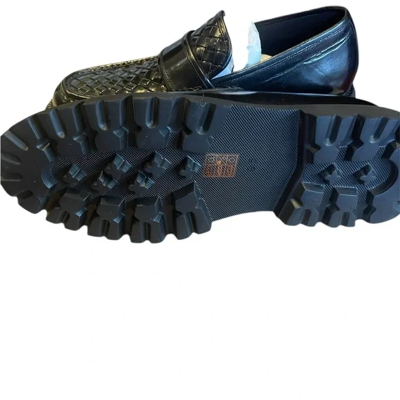 Steven Madden NWT Strand Elegant Black Woven Loafers for Men - Picture 5 of 6